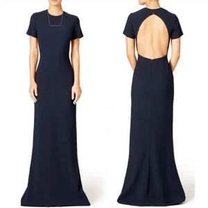 Elizabeth and James French Navy Leona Gown $695